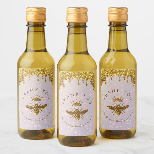 Etiqueta de vino de diseño de abejas reina (Botellas)