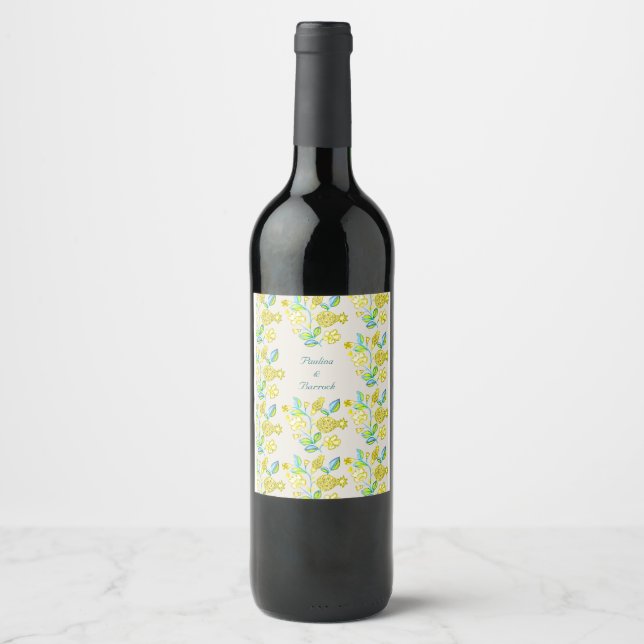 etiqueta de vino de granada (Anverso)