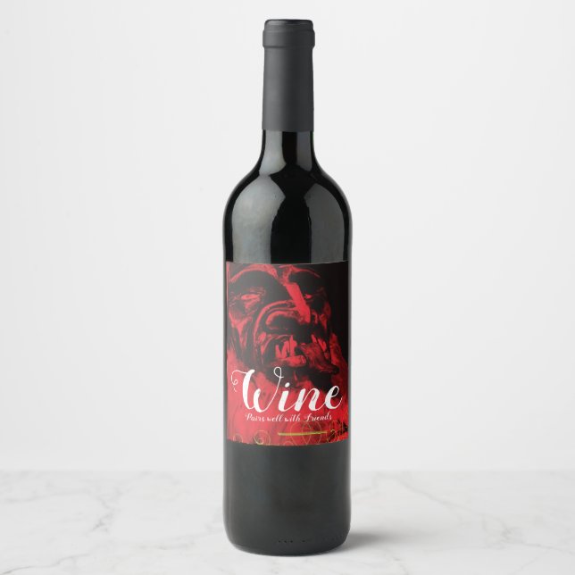 Etiqueta de vino de Krampus (Anverso)