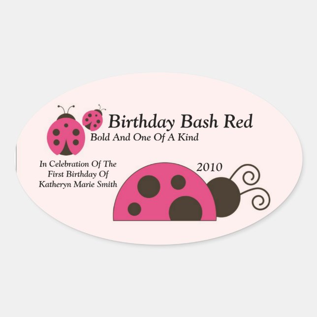 Etiqueta de vino de Labdybug (Anverso)