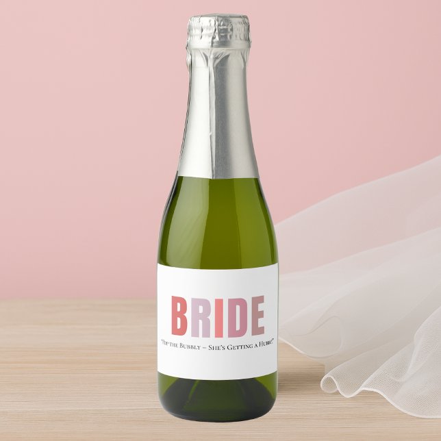 Etiqueta de vino de novia personalizado | Monogram (Subido por el creador)