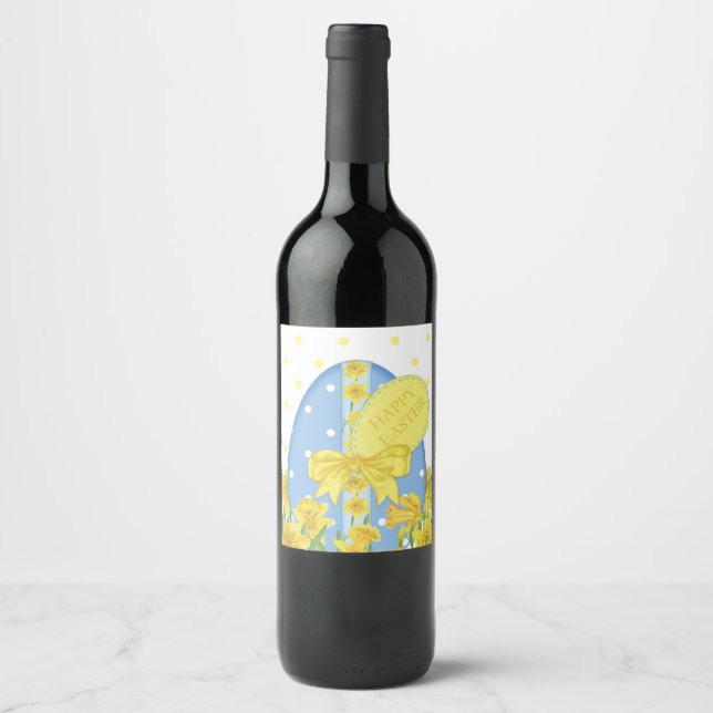 Etiqueta de vino de Pascua (Anverso)