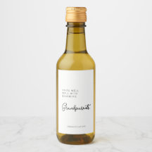 Etiqueta de vino de regalo de personalizado