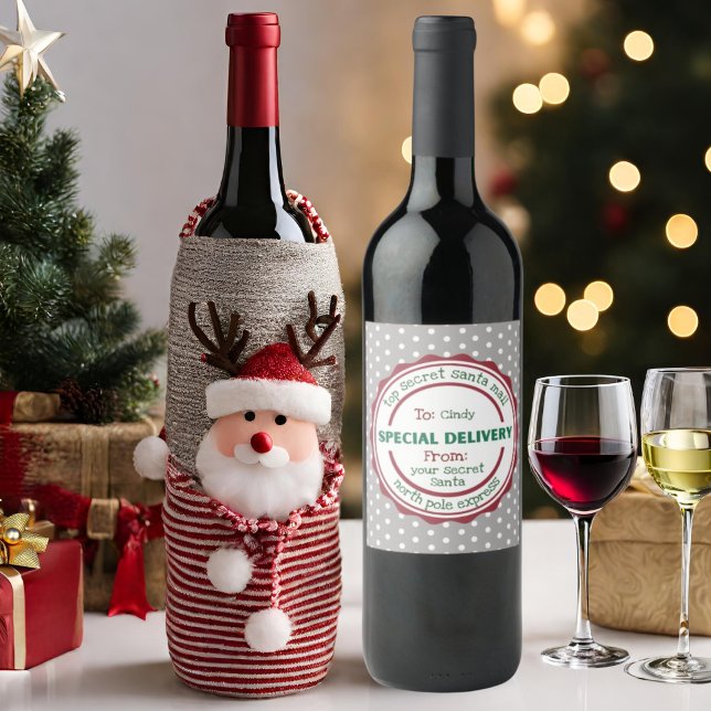 Etiqueta de vino de regalo secreto personalizado d (Subido por el creador)