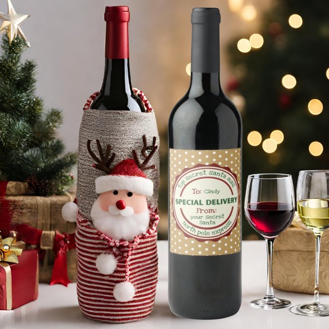 Etiqueta de vino de regalo secreto personalizado d (Subido por el creador)