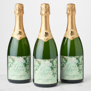 Etiqueta de vino de rosas de Van Gogh Etiqueta de 