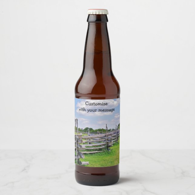 Etiqueta de vino de Texas Rails (Anverso)