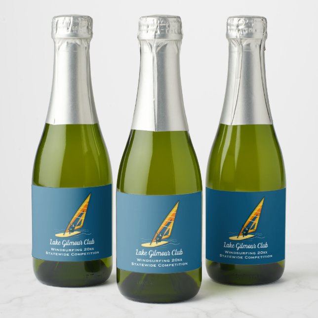 Etiqueta de vino esparkling para windsurf (Botellas)