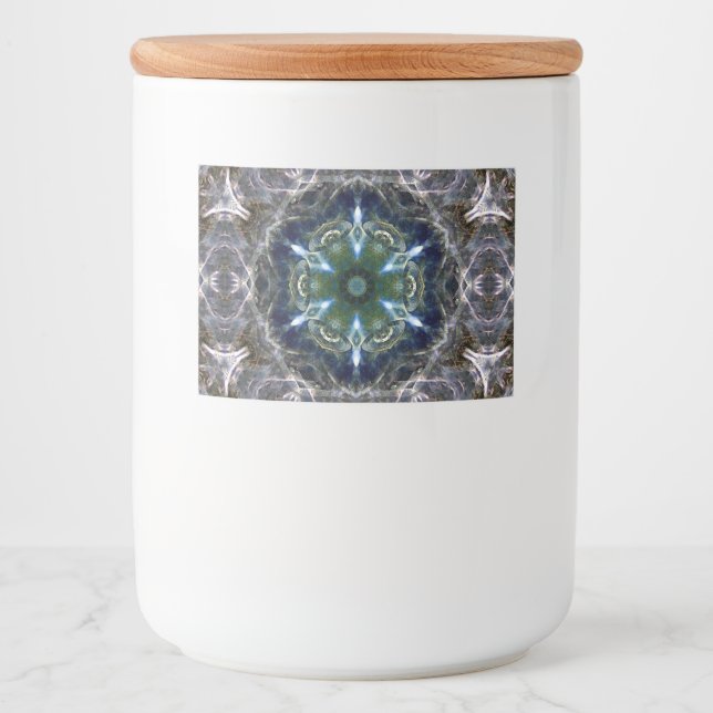 Etiqueta de vino Folk Mandala (Anverso)