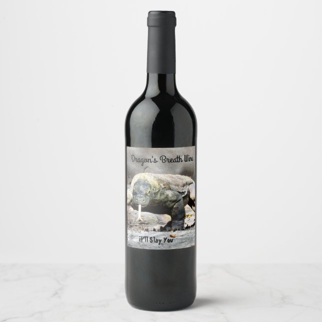 Etiqueta de vino Komodo Dragon (Anverso)