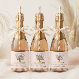 Etiqueta de vino mini para despedida de soltera Fr