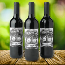 Etiqueta de vino Oak Acre seco