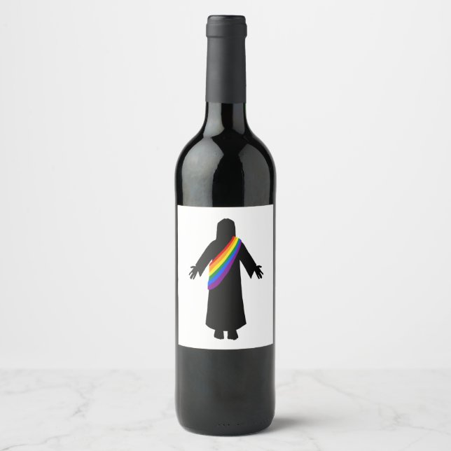 Etiqueta de vino Orgullo Jesús (Anverso)
