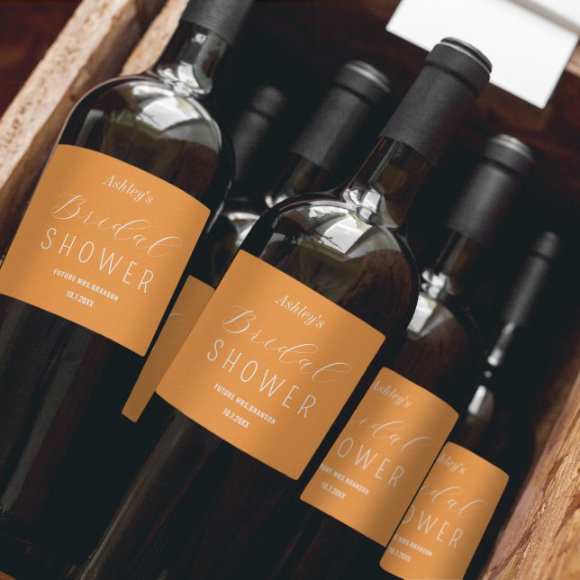 Etiqueta de vino para desayuno nupcial de otoño na (Subido por el creador)