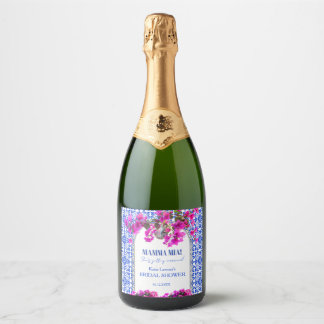 Etiqueta de vino para despedida de soltera Mamma M