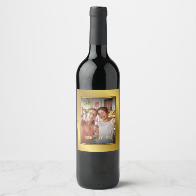 Etiqueta de vino personalizada (Anverso)