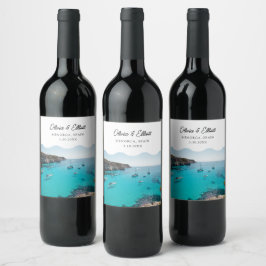 Etiqueta de vino personalizada Menorca Favor de la