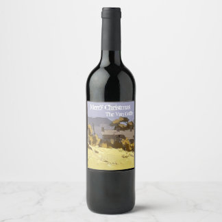Etiqueta de vino personalizada Van Gogh