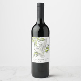 Etiqueta de vino Personalizado de las ramas de Oli