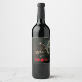 Etiqueta de vino pirata