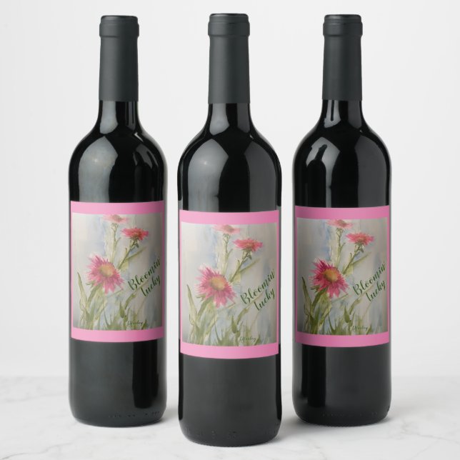 Etiqueta de vino rosado Daises (Botellas)