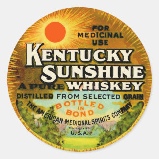 Etiqueta de Whiskey de Vintage Kentucky