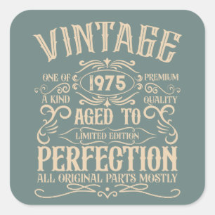 Etiqueta de whisky de cumpleaños vintage personali