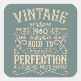 Etiqueta de whisky de cumpleaños vintage personali