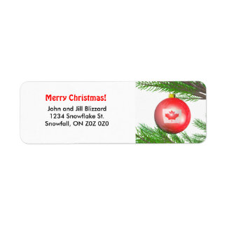 Etiqueta Decoración de árboles navideños canadienses