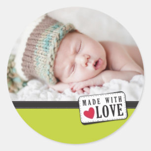 ETIQUETA DECORATIVA FOTOGRÁFICA :: hecha con amor 