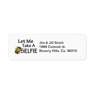 Etiqueta Déjeme tomar un Selfie