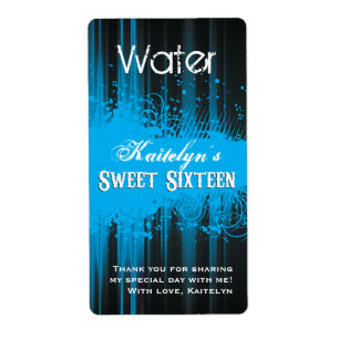 Etiqueta del agua del dulce 16 de la mirada del