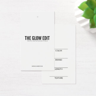 ETIQUETA DEL ALMACENAMIENTO DEL PELO