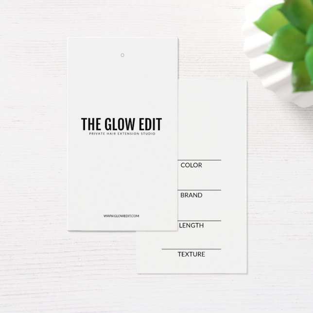 ETIQUETA DEL ALMACENAMIENTO DEL PELO (Escritorio)