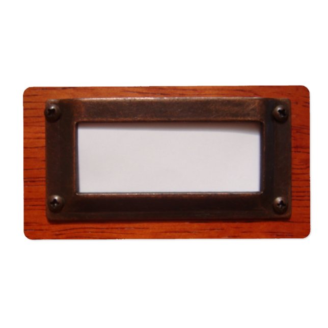 Etiqueta del archivador (Frente)