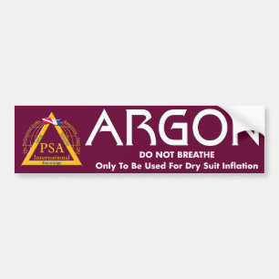Etiqueta del argón