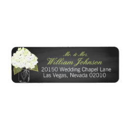 Etiqueta del Boda de la placa de caldera blanca Hy