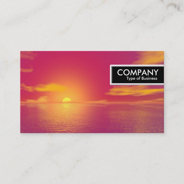 Etiqueta del borde - Amanecer (Anverso)