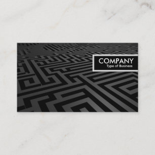 Etiqueta del borde - laberinto oscuro