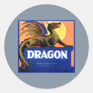 Etiqueta del cajón de la fruta de la marca del