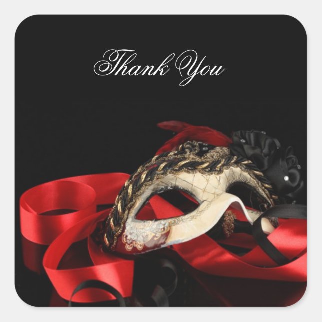 Etiqueta del carnaval de mascaradas