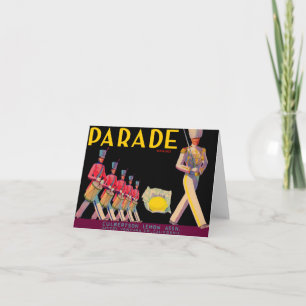 Etiqueta del crate de limón de los años 30