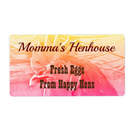 ETIQUETA DEL EMBALAJE DE HUEVO