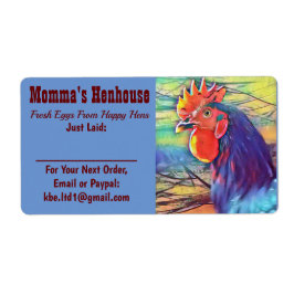 ETIQUETA DEL EMBALAJE DE HUEVO