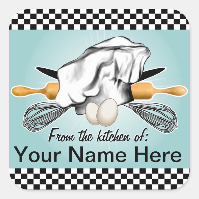 Etiqueta del embalaje del personalizado Baker (Anverso)