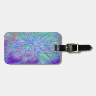 Etiqueta del equipaje con la correa de cuero