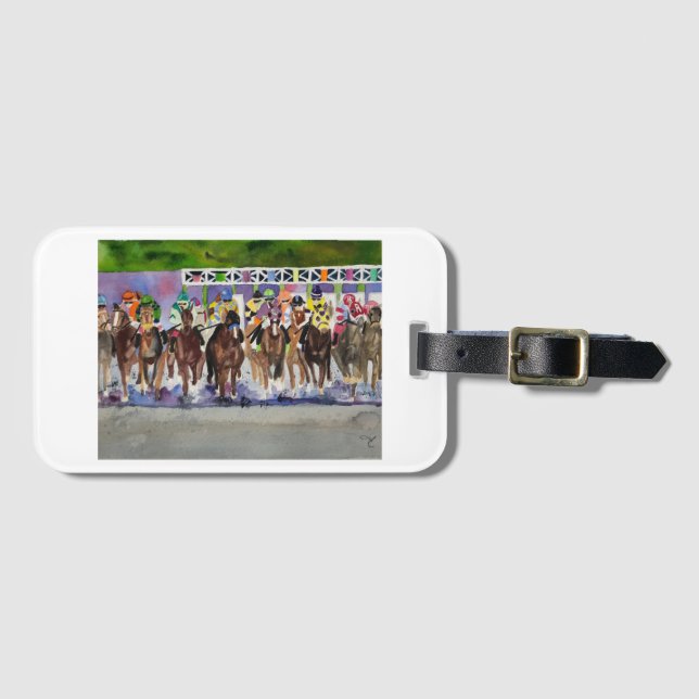 Etiqueta del equipaje con la imagen de Kentucky (Anverso horizontal)