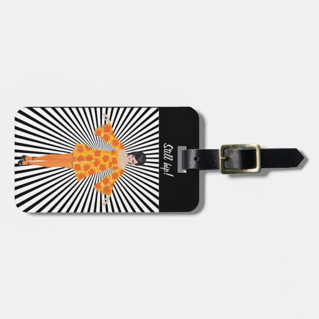 Etiqueta del equipaje de 1967 (Frente Horizontal)