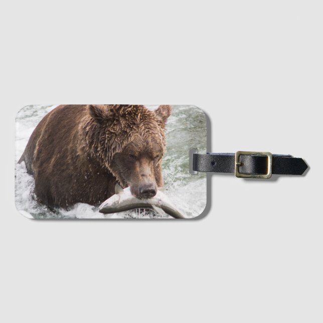 Etiqueta del equipaje de 503 Cubadult Fisherbear (Anverso horizontal)