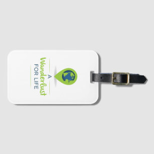 Etiqueta del equipaje de A Wanderlust For Life